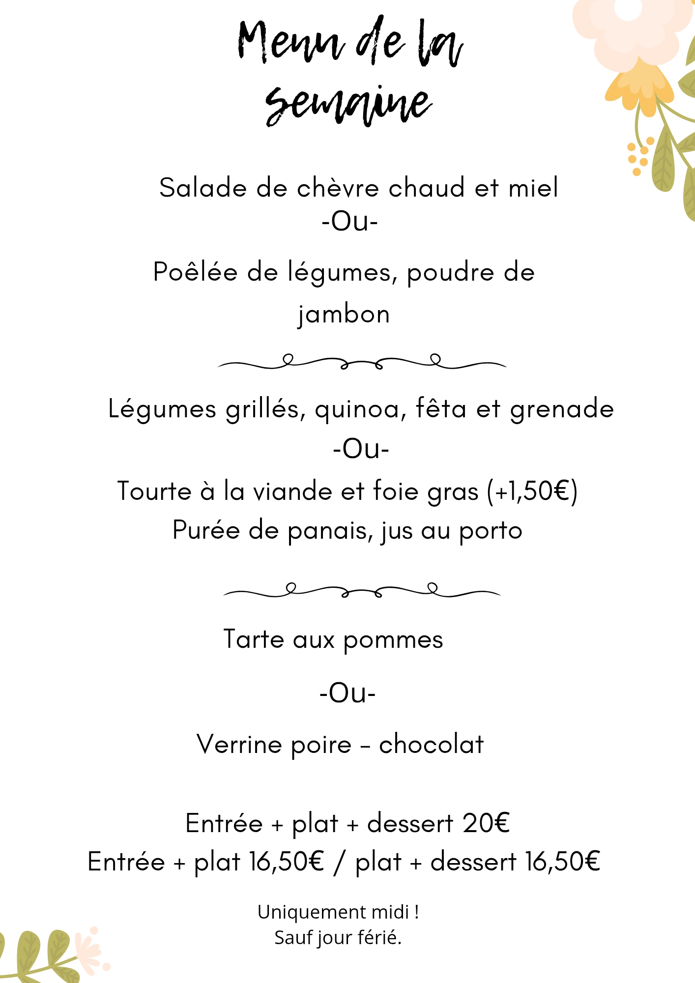 BEIGE FLEUR ACCENT MARIAGE CARTE_20260302_104305_0000 | Les Bacchanales Découvrez nos plats végétariens à Nancy Montigny-lès-Metz 0