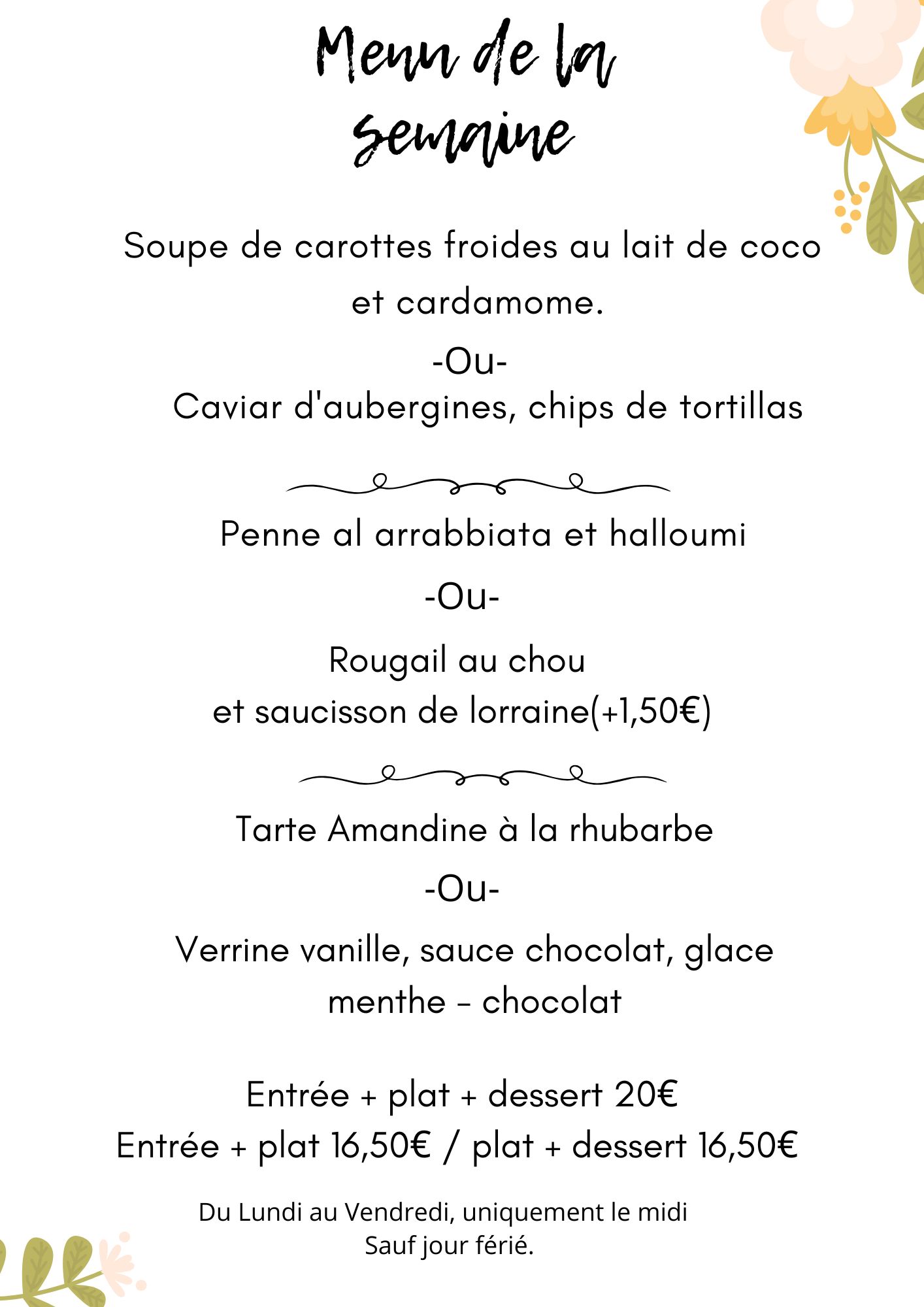 1ER JUIN | Les Bacchanales Découvrez nos plats végétariens à Nancy Montigny-lès-Metz 0