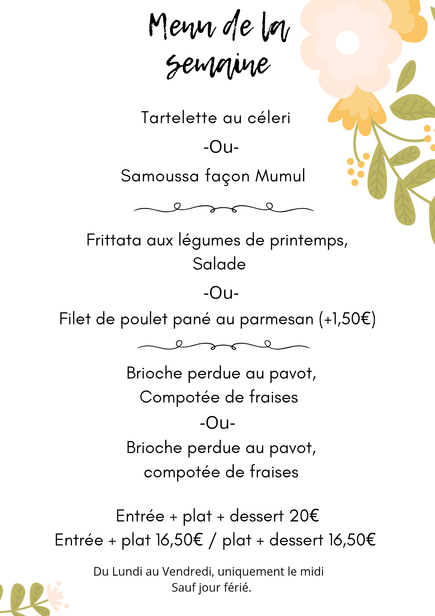 BEIGE FLEUR ACCENT MARIAGE CARTE_20260608_111348_0000 | Les Bacchanales Découvrez nos plats végétariens à Nancy Montigny-lès-Metz 0